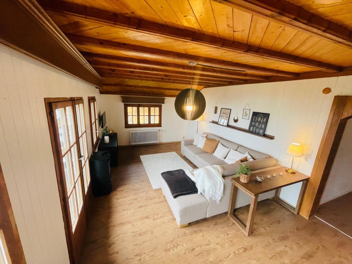 Chalet 4 Personnes Avec Sauna เลแซ็ง ภายนอก รูปภาพ