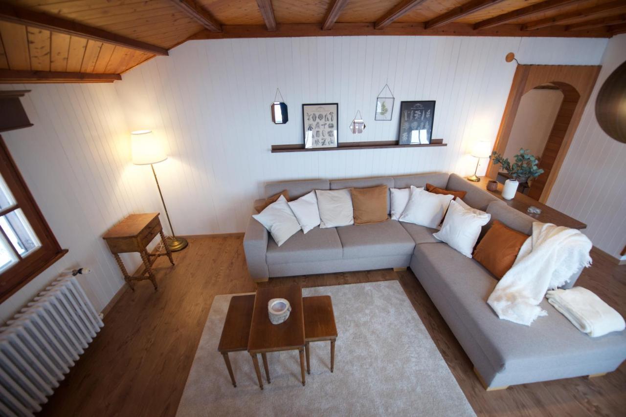 Chalet 4 Personnes Avec Sauna เลแซ็ง ภายนอก รูปภาพ