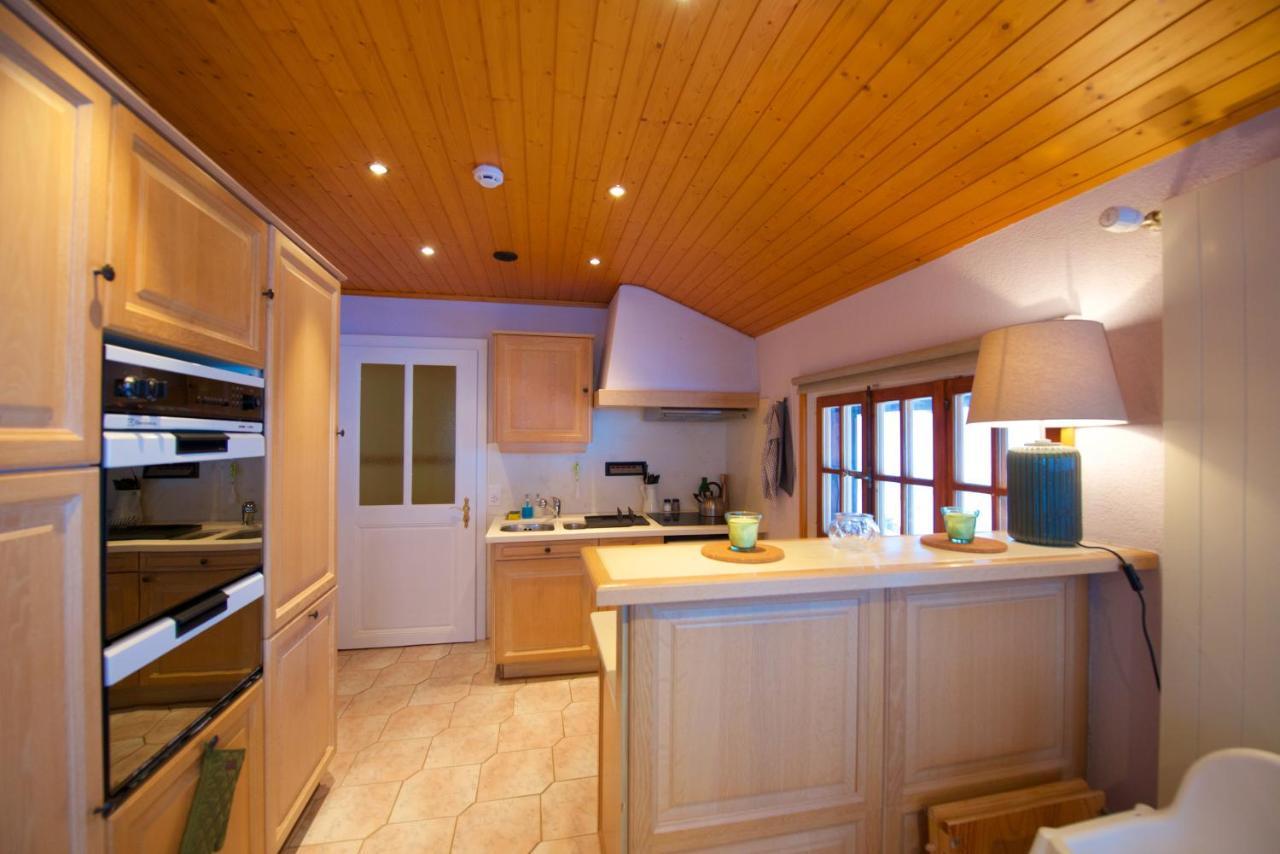 Chalet 4 Personnes Avec Sauna เลแซ็ง ภายนอก รูปภาพ